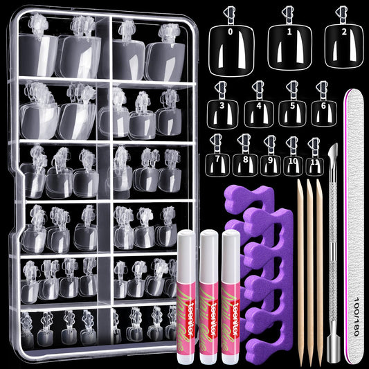 Teenitor front packaging showing full clear toenail kit benefits