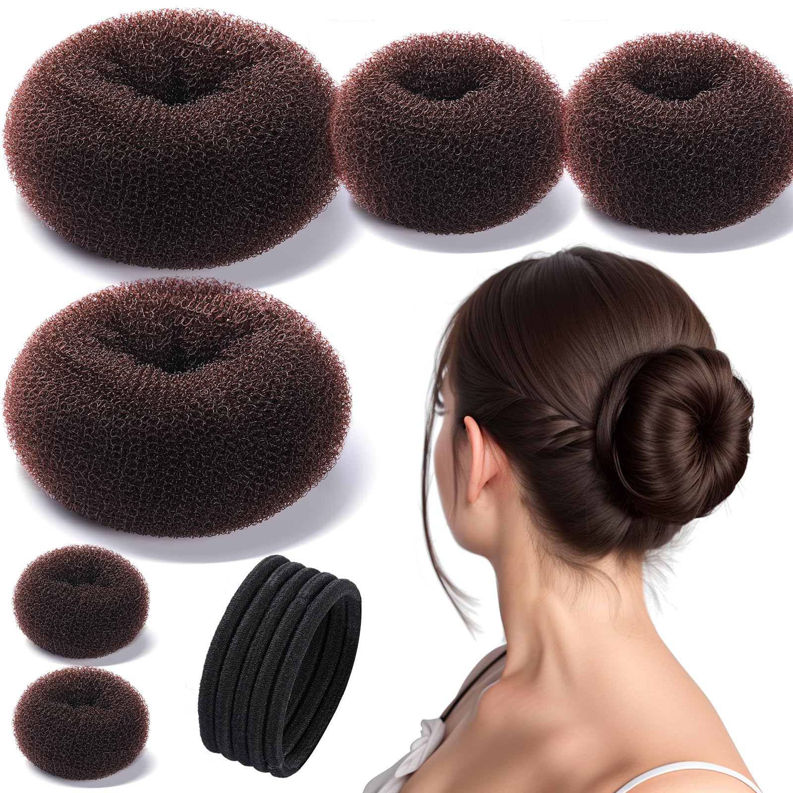 Teenitor front packaging showing dark brown bun makers and benefits