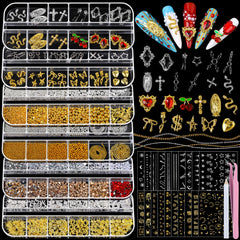 Teenitor front packaging showing full nail charms kit and quick-start benefit