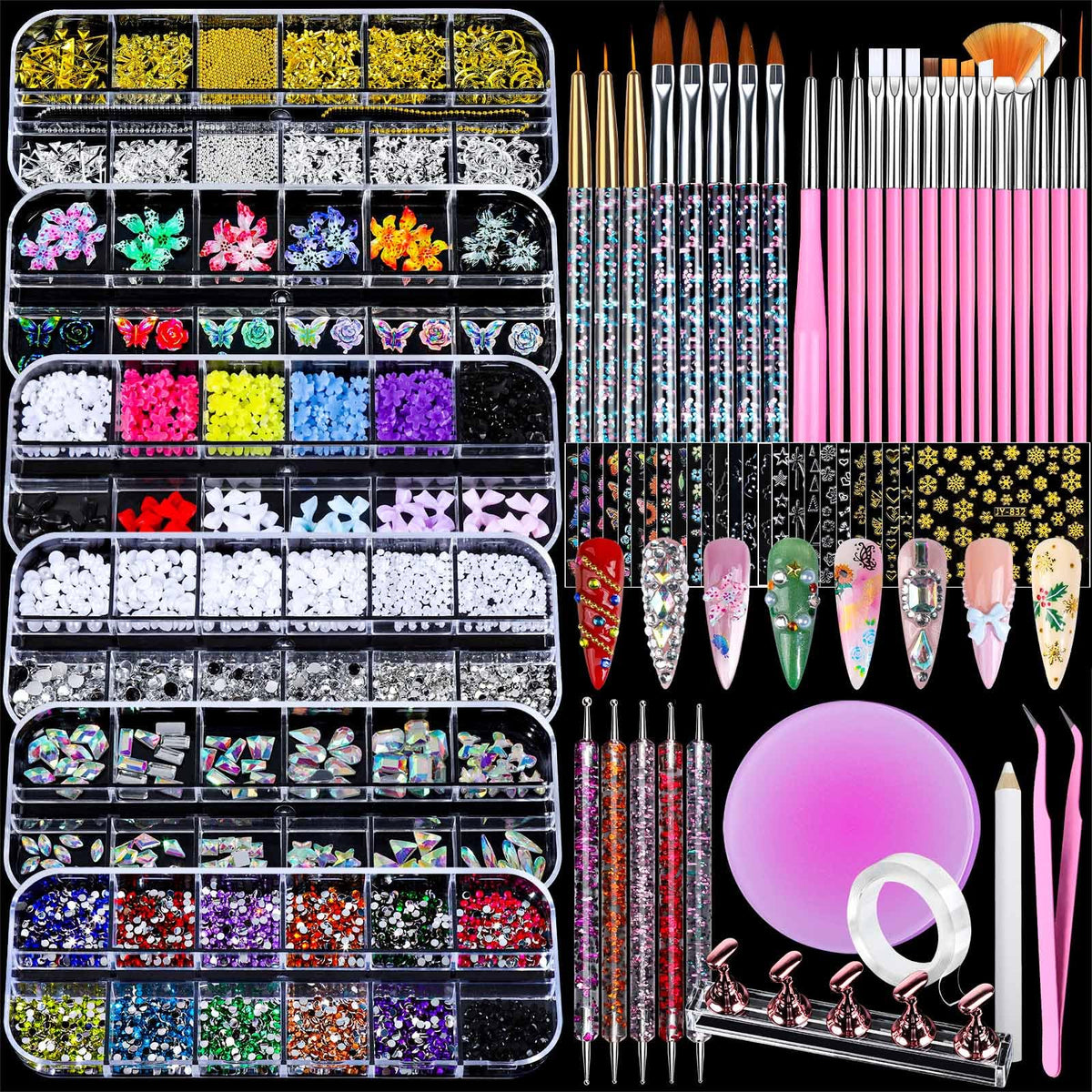 Teenitor front packaging showing full kit and contents for versatile manicures