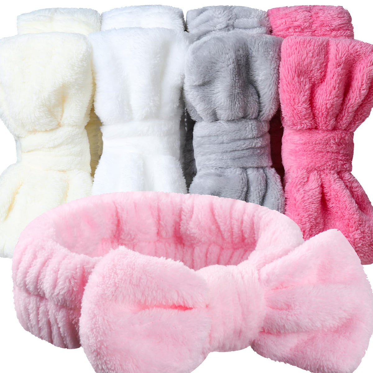 Teenitor front view of five-pack headbands showing colors and packaging, stylish storage benefit