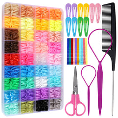 Teenitor front packaging showing 36-color elastics and tools for easy selection