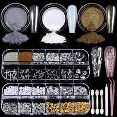 Teenitor front packaging showing full chrome powder and charms kit benefit convenience