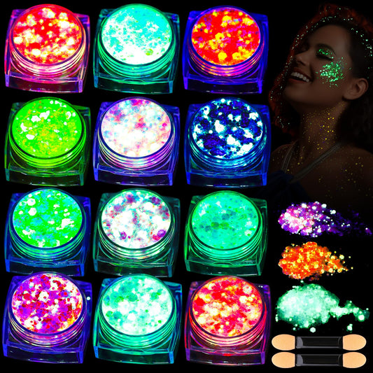 Teenitor front row of 12 jars showing color range and easy selection benefit