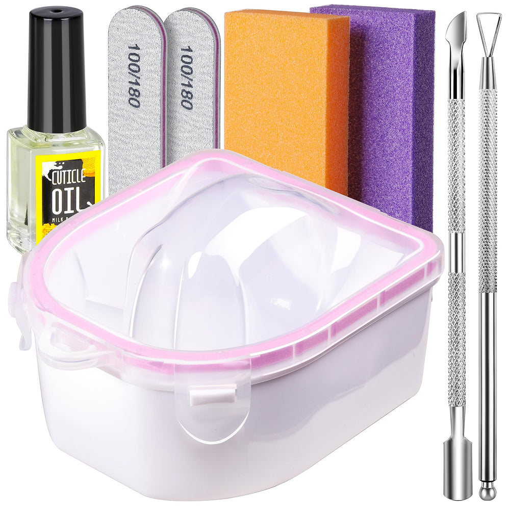 Teenitor front view soaking bowl kit showing tools and convenience