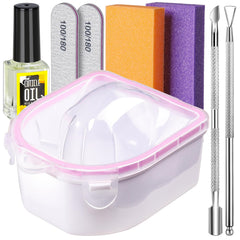 Teenitor front view soaking bowl kit showing tools and convenience