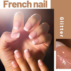 Teenitor glitter accents close-up highlighting sparkle and long-lasting shine
