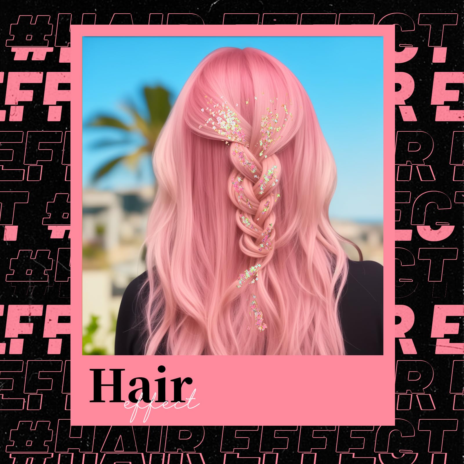 Teenitor hair parting glitter illustrating reflective gel adding shine and festive accents