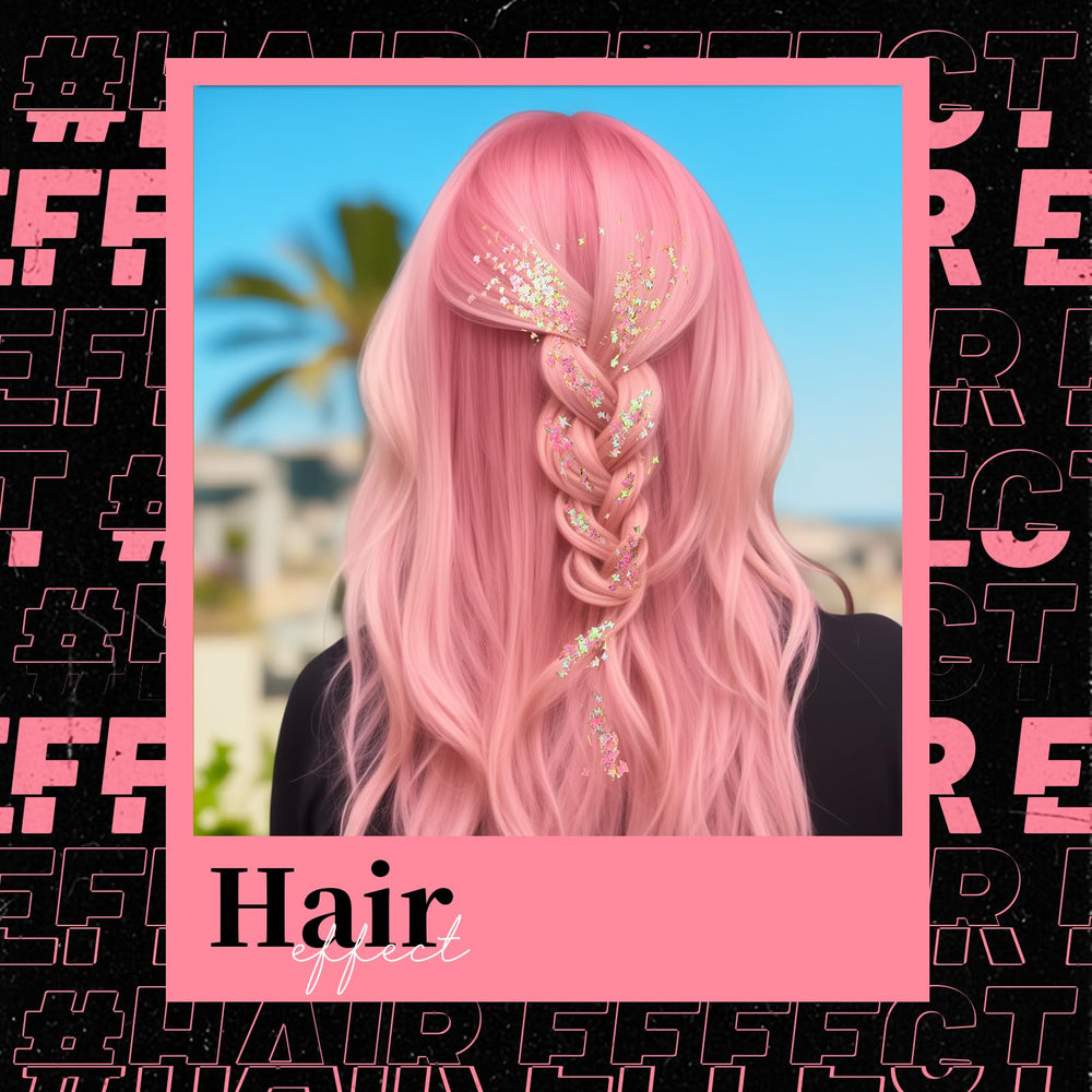 Teenitor hair parting glitter illustrating reflective gel adding shine and festive accents