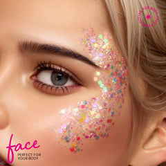 Teenitor on hair tips adding mermaid sparkle and playful shine