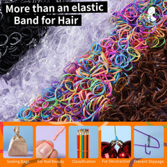Teenitor hair bands holding ponytail firmly during active movement