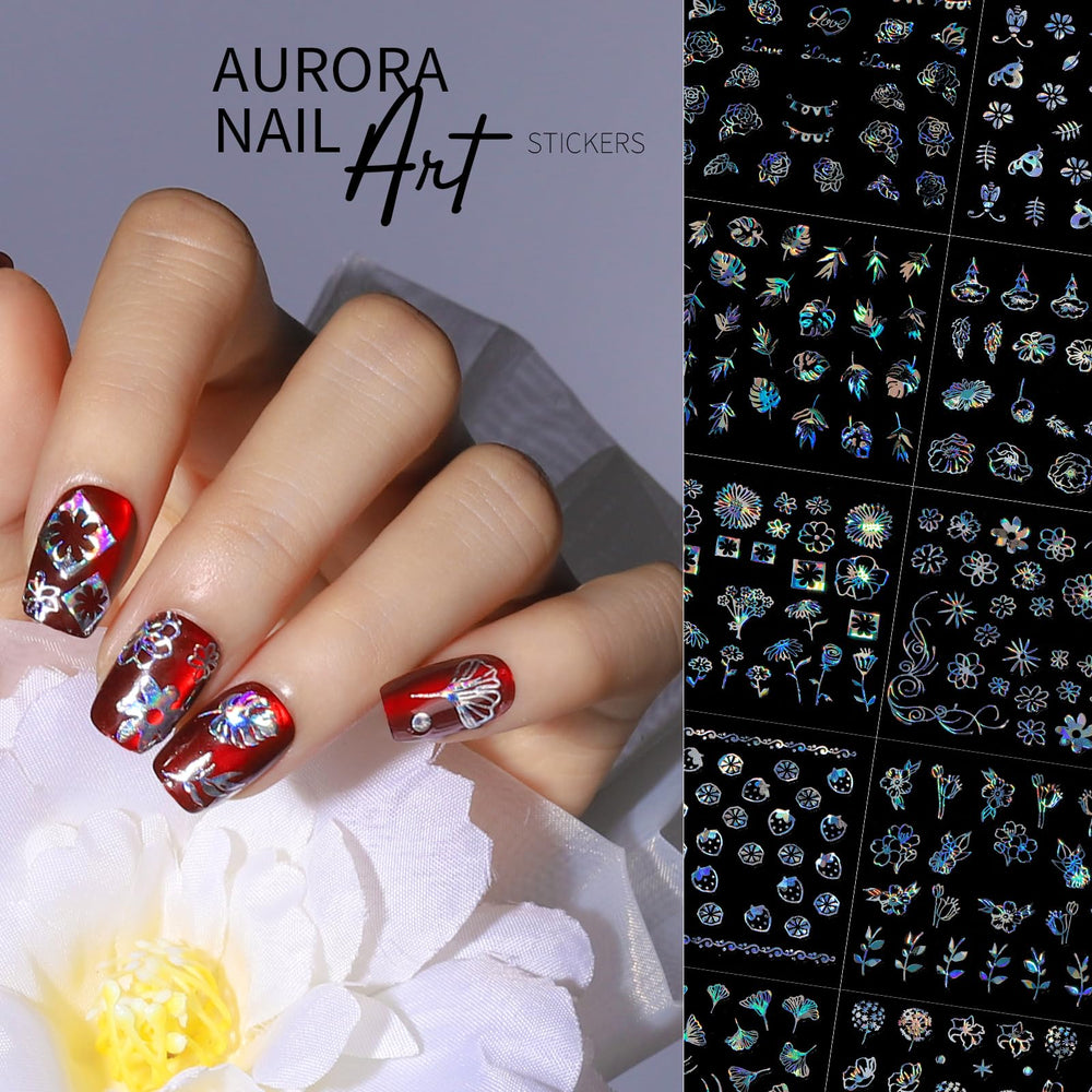 Teenitor holiday motifs with snowflake and bow for festive manicures