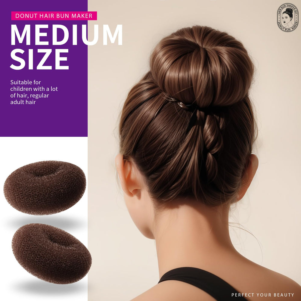 Teenitor bun maker in use creating a neat ballet bun for secure hold
