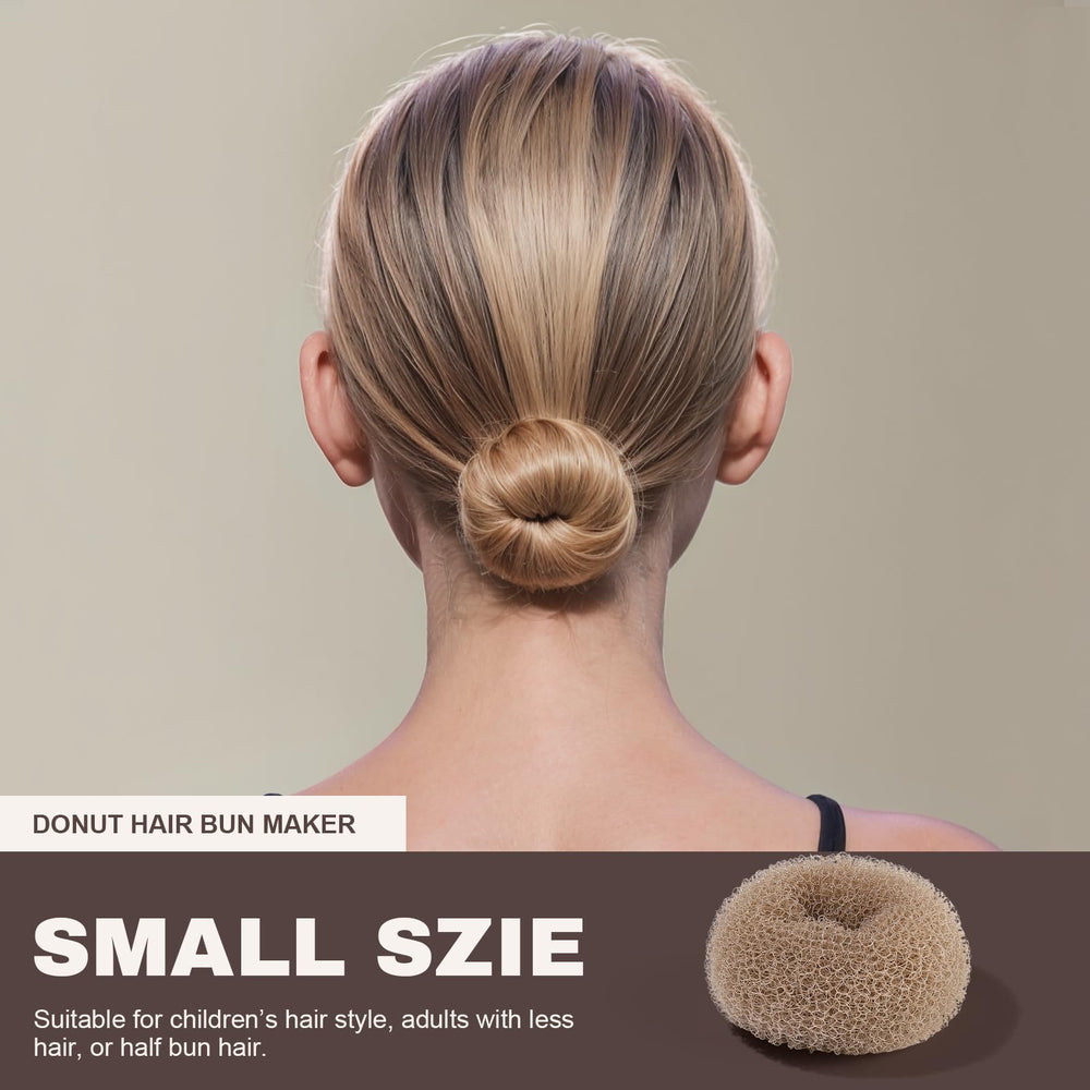 Teenitor bun shaper used by dancer demonstrating stable performance styling