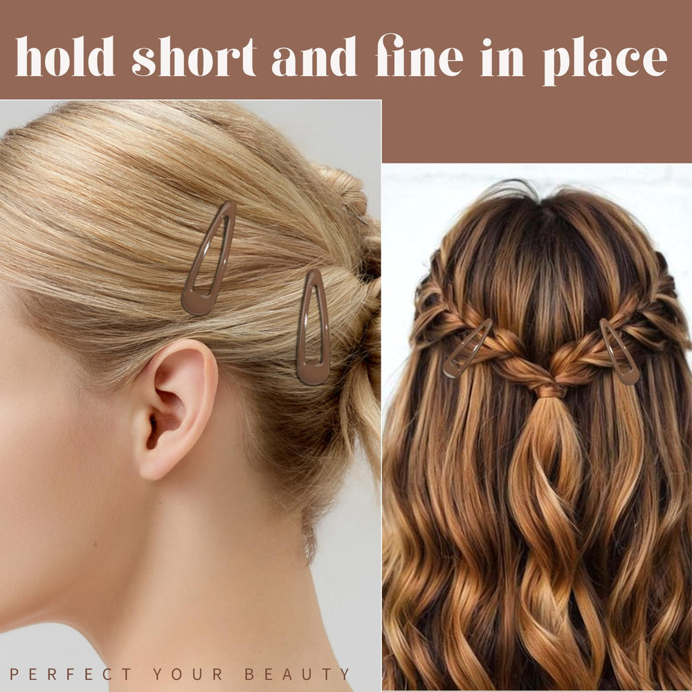 Teenitor in use on half-up style holds hair flat and looks discreet