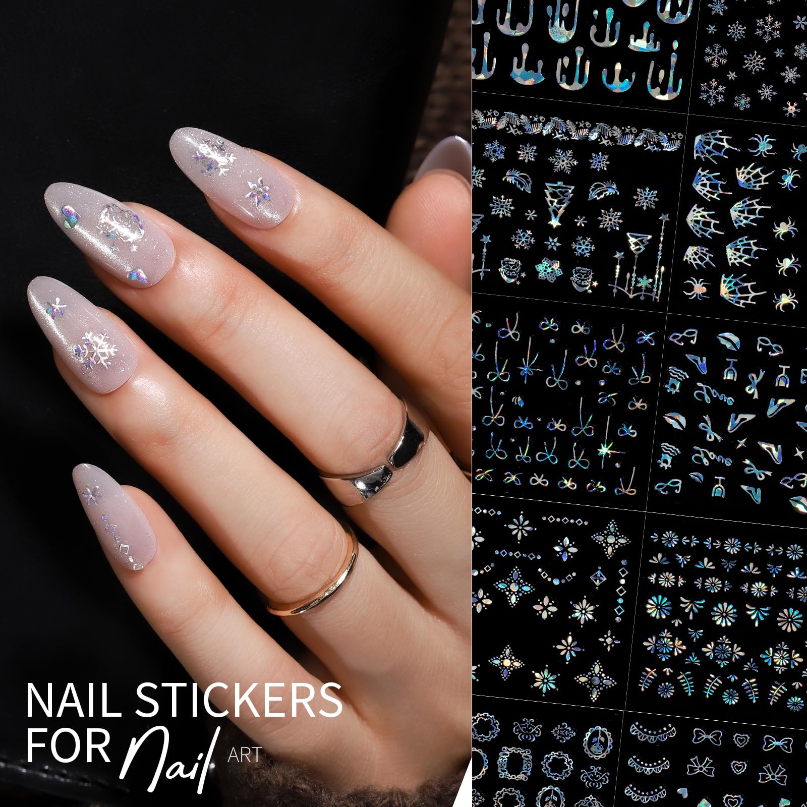 Teenitor applied on manicured fingers demonstrating instant salon-look