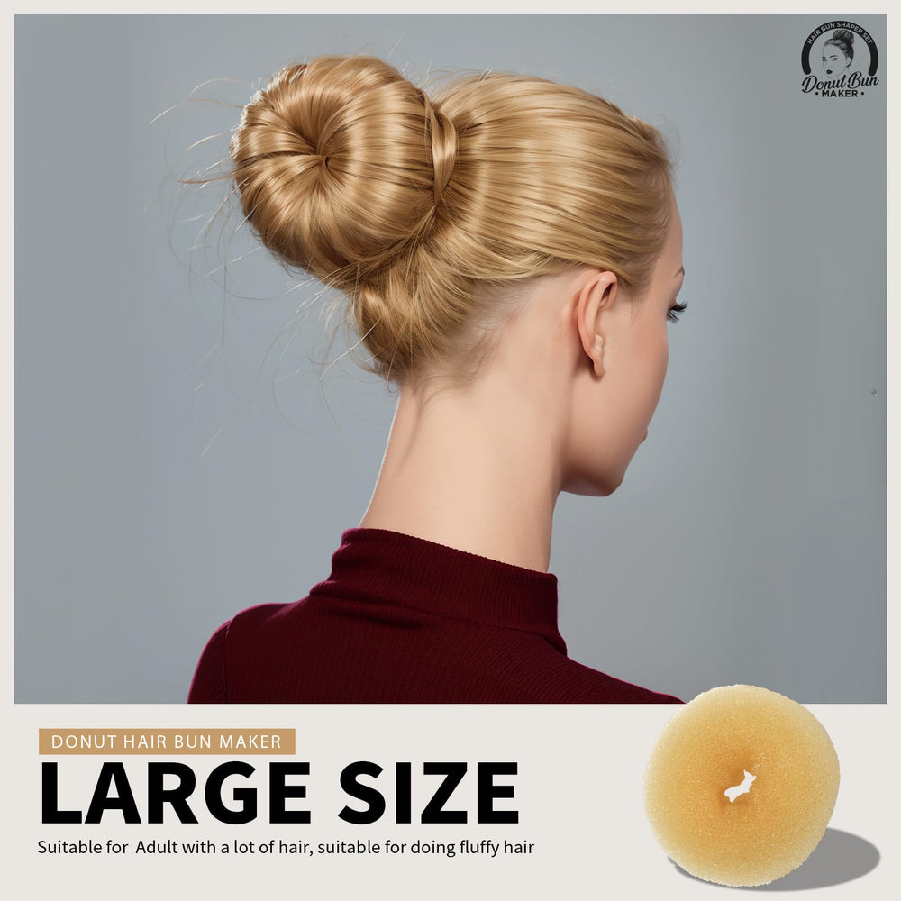Teenitor bun styled side profile showing sleek finish and secure hold