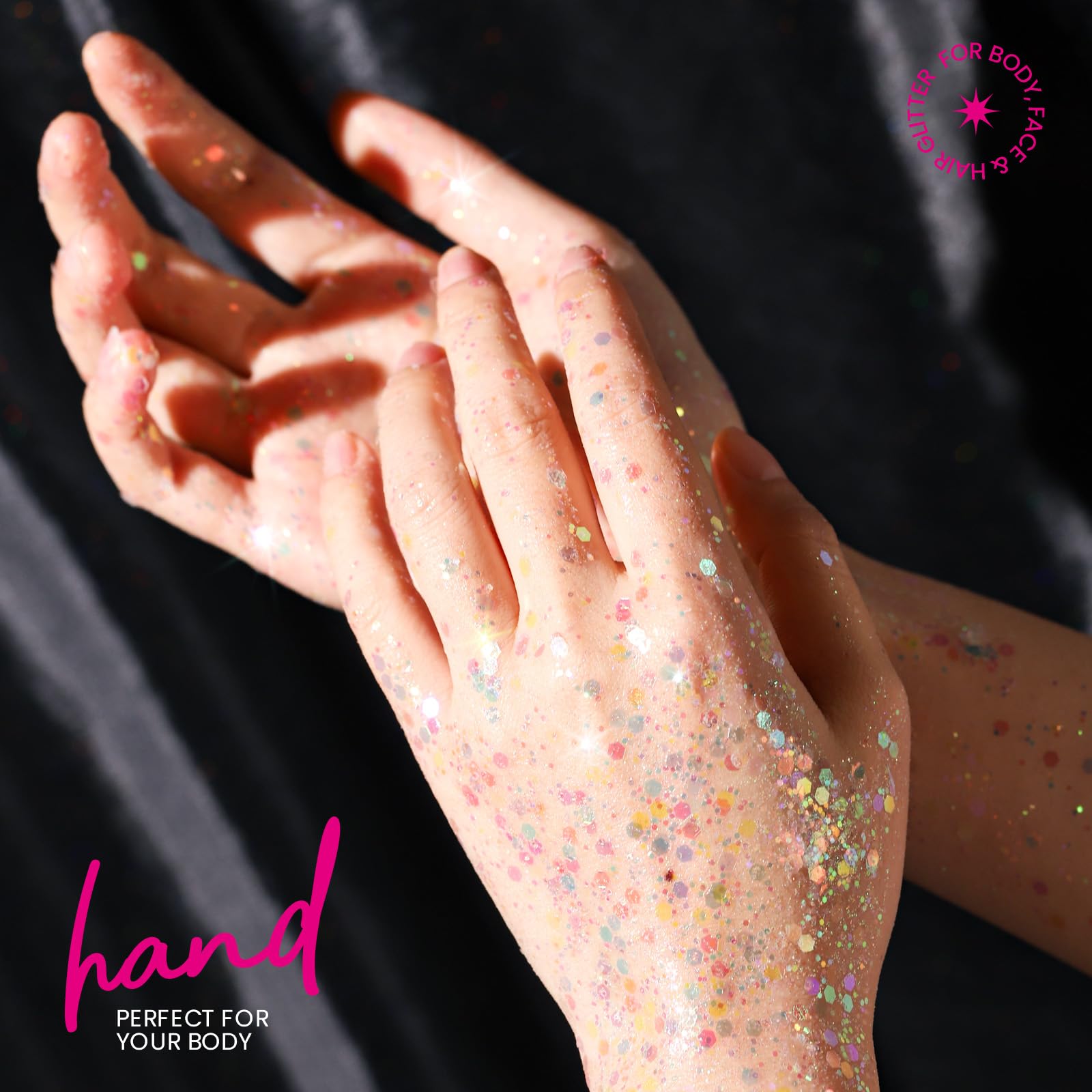 Teenitor used in kids festival makeup producing safe party sparkle