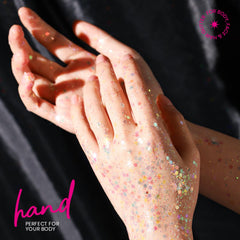 Teenitor used in kids festival makeup producing safe party sparkle
