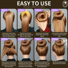 Teenitor worn formal updo showing elegant finish and added volume