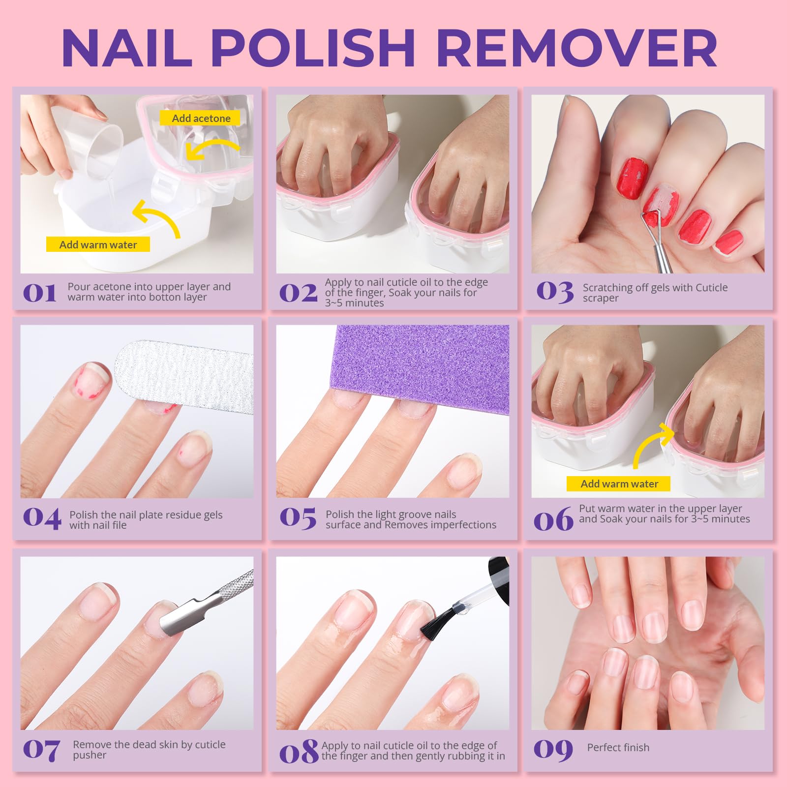 Teenitor kit staged in a home manicure setting for easy at-home treatments