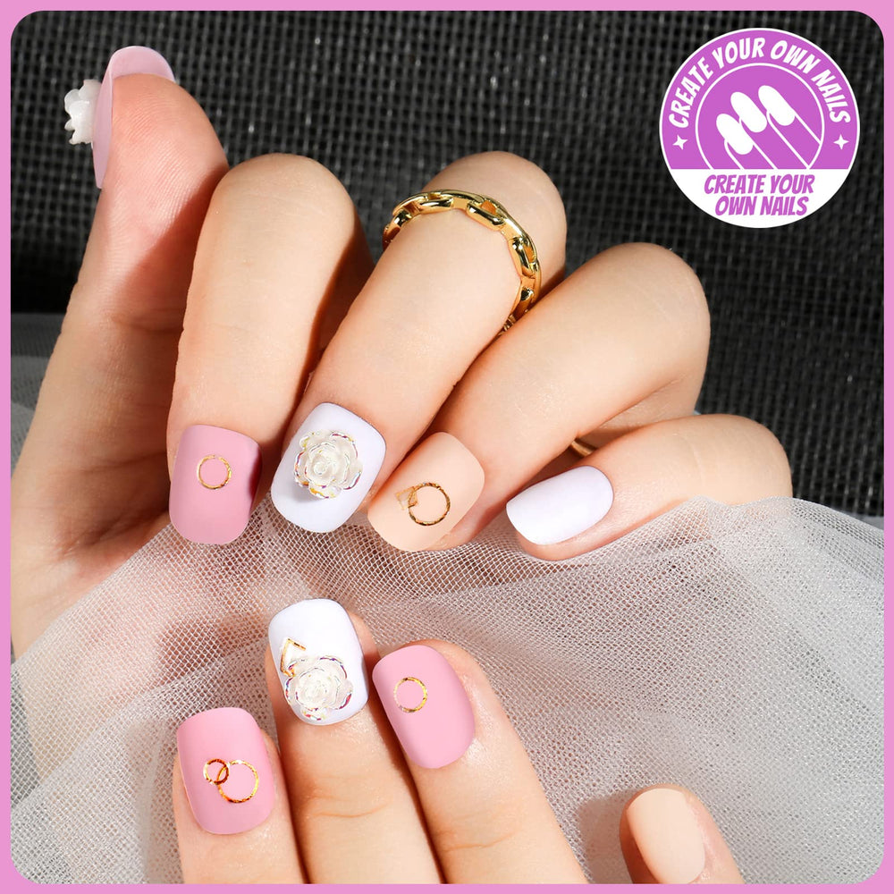 Teenitor press-on nails in a lifestyle setting, quick salon-style manicure