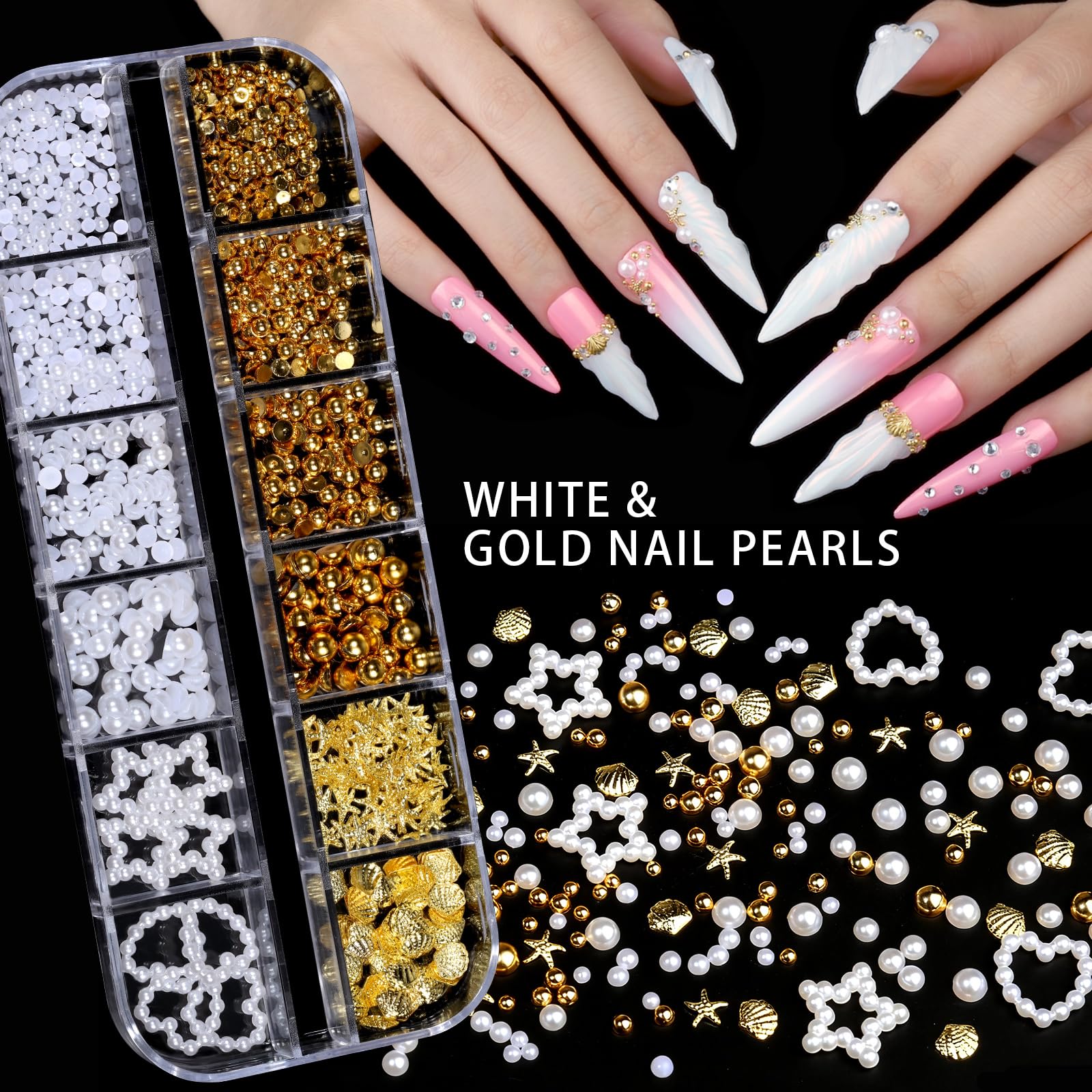 Teenitor magnetic nail stand holding press-on tips for steady decoration