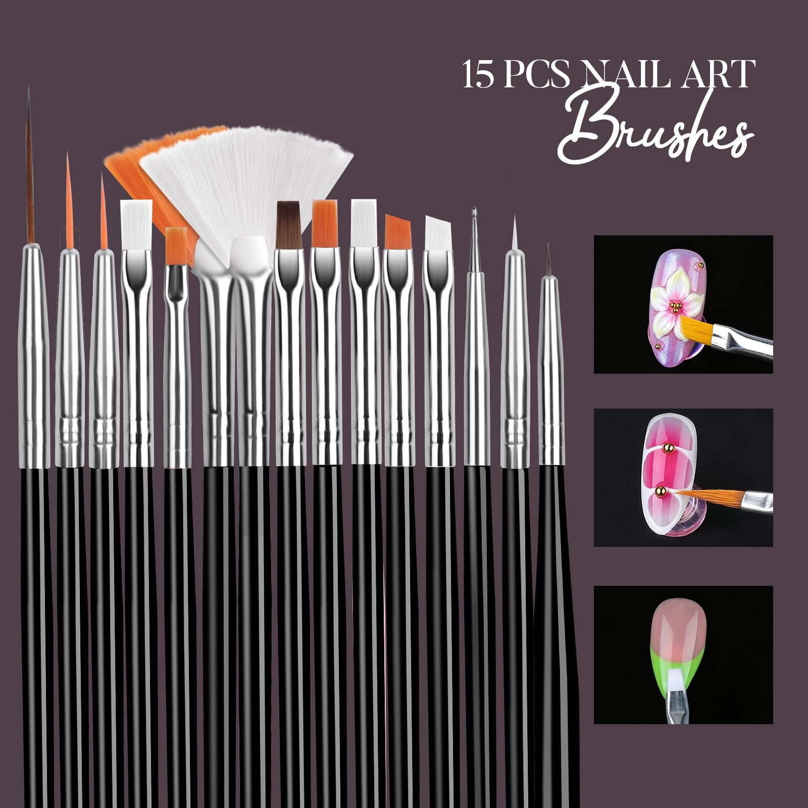 Teenitor magnetic nail stand holding press-on nails for hands-free decoration