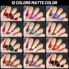 Teenitor matte texture close-up highlighting soft finish and natural look for small nail beds