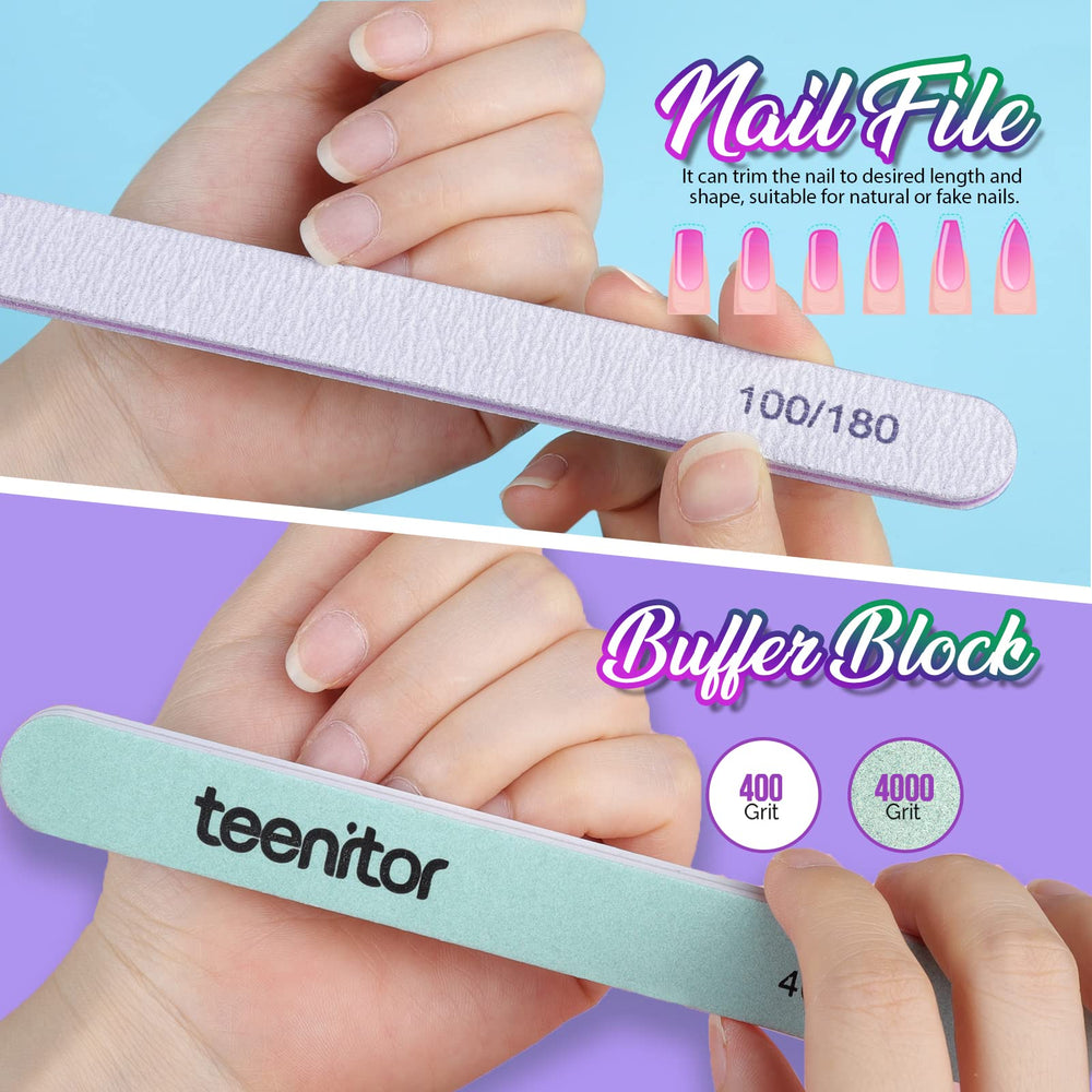 Teenitor five-holder nail stand with putty displaying practice and organization benefits