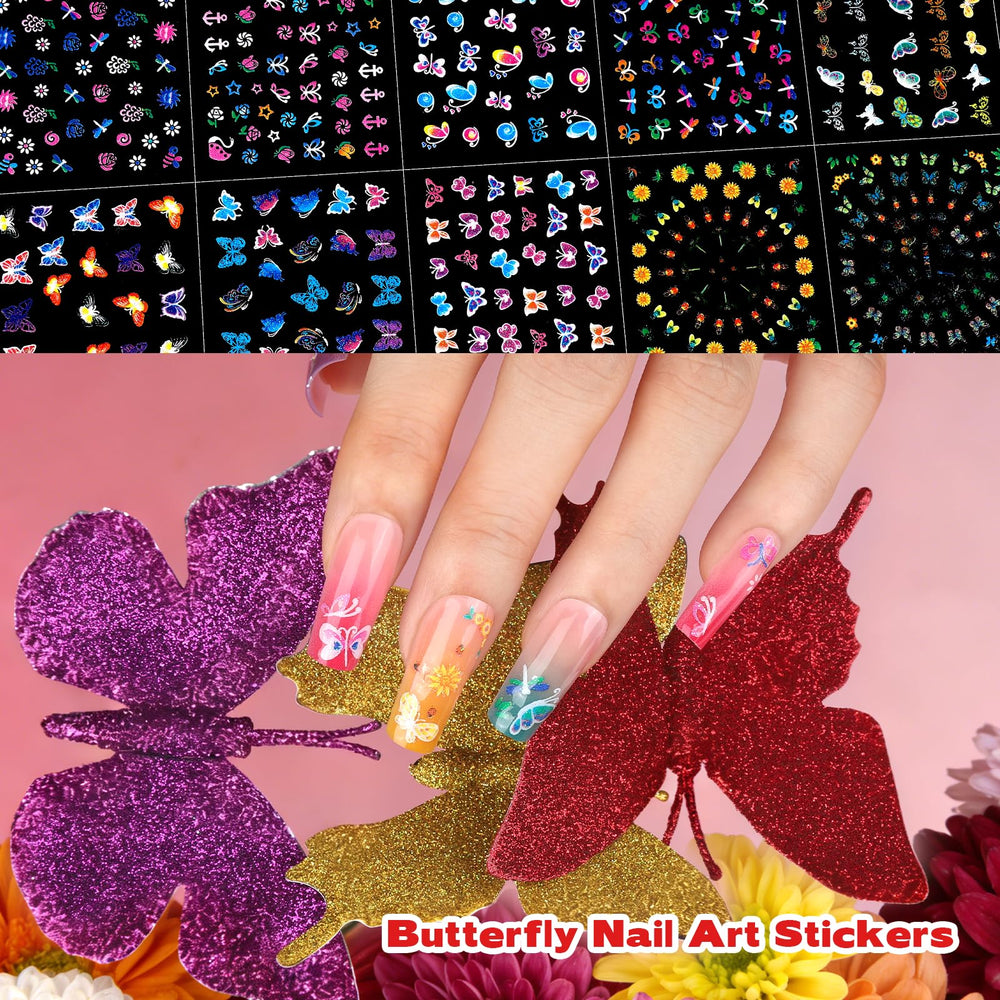 Teenitor stickers applied on child nails demonstrating quick easy application benefit