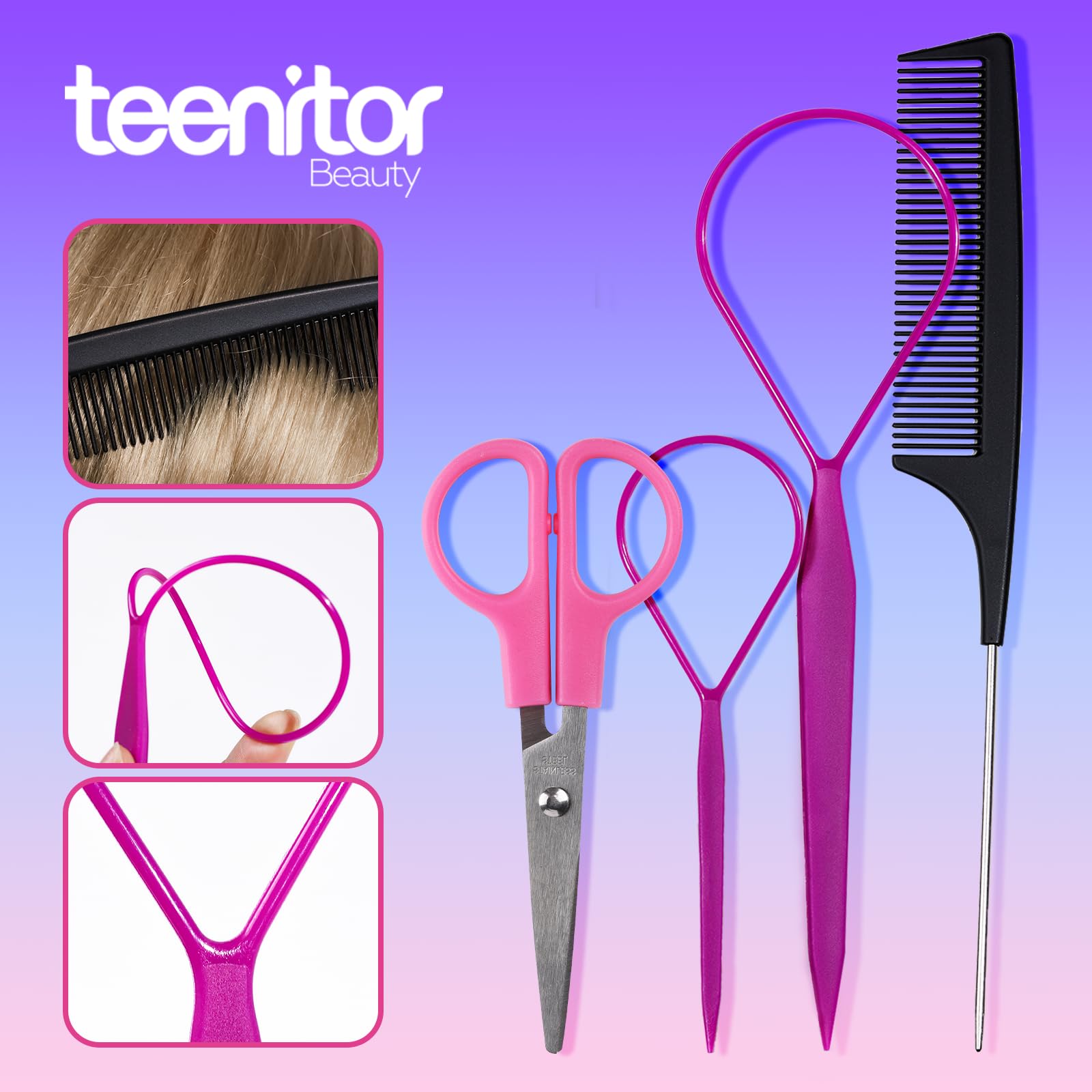Teenitor open box with compartments showing organized accessories for quick access