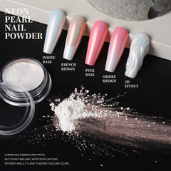 Teenitor pearl gold powder texture shot highlighting luminous, luxurious sheen