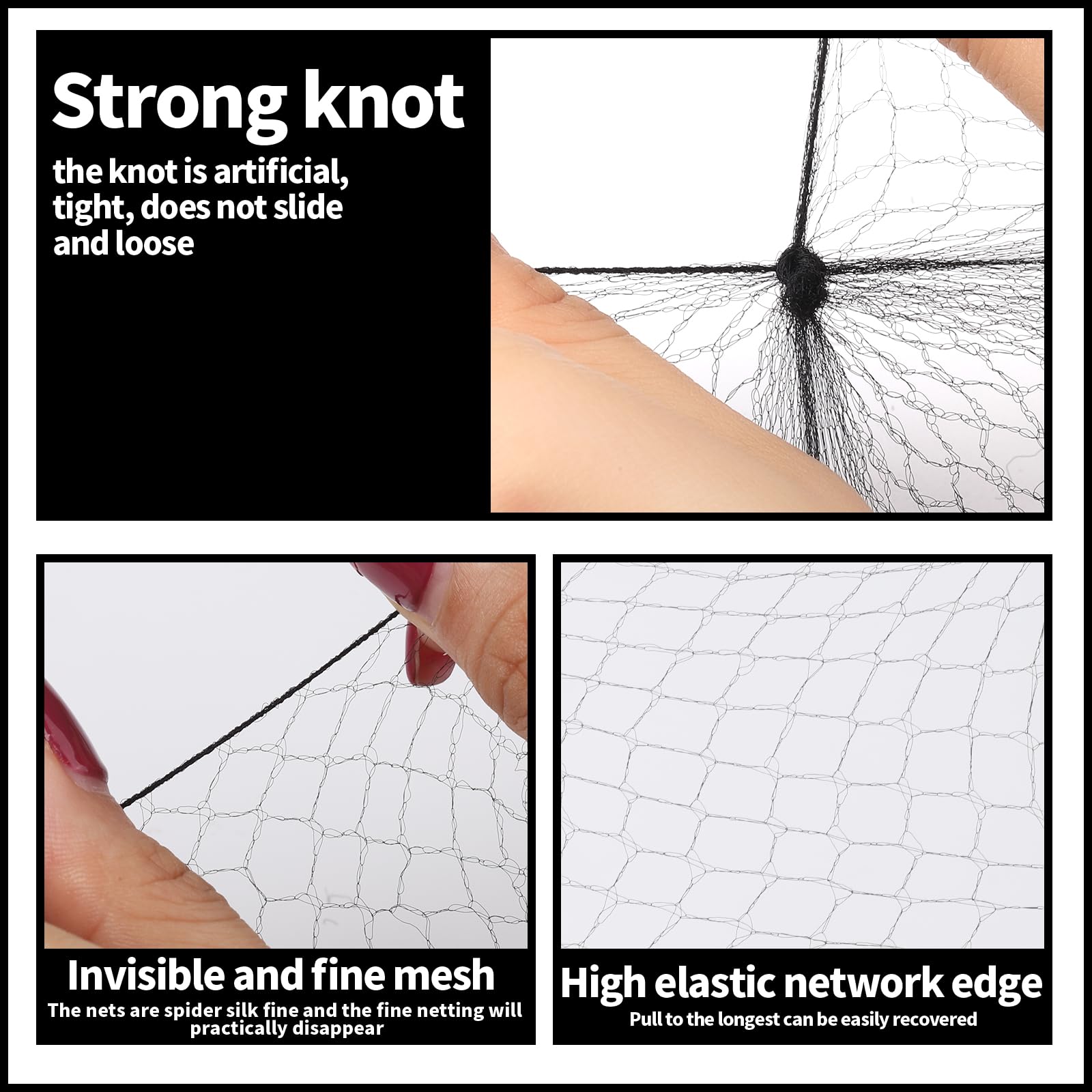 Teenitor metal U-shaped pins detail, strong grip and lasting hold