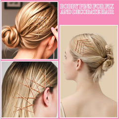 Teenitor pins securing a bun for long-lasting, discreet event styling