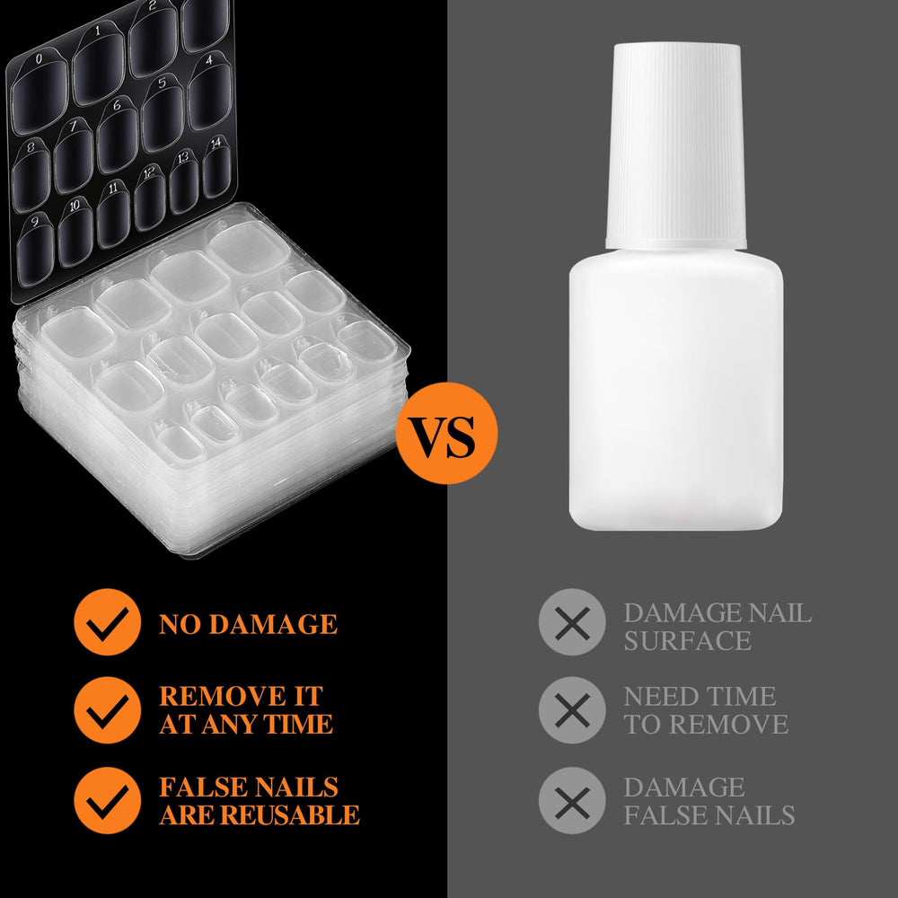 Teenitor finished press-on manicure lifestyle shot demonstrating natural look benefit