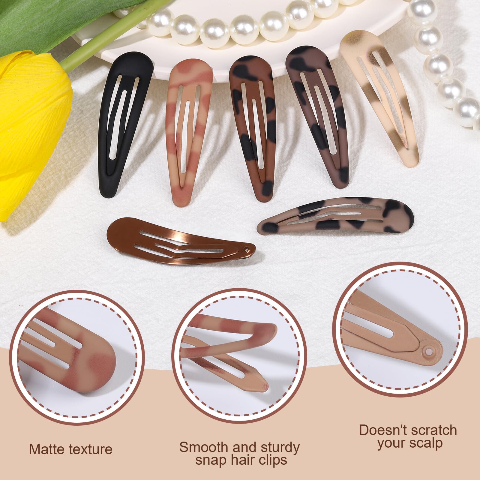 Teenitor clips beside a coin showing 2-inch scale and compact travel-friendly benefit