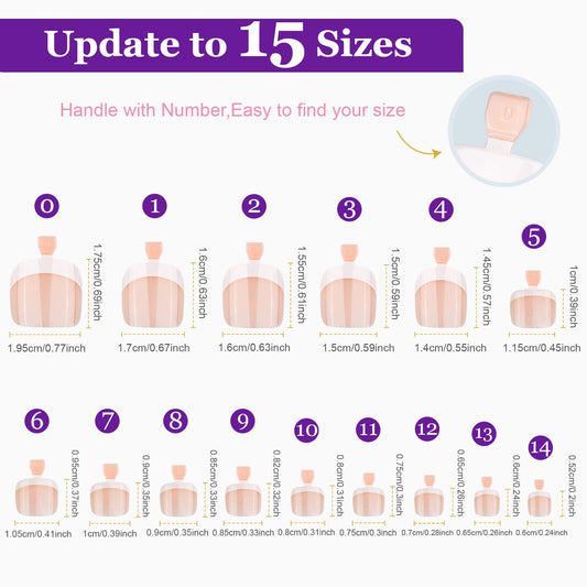 Teenitor size organizer grid with numbered handles for quick accurate fitting