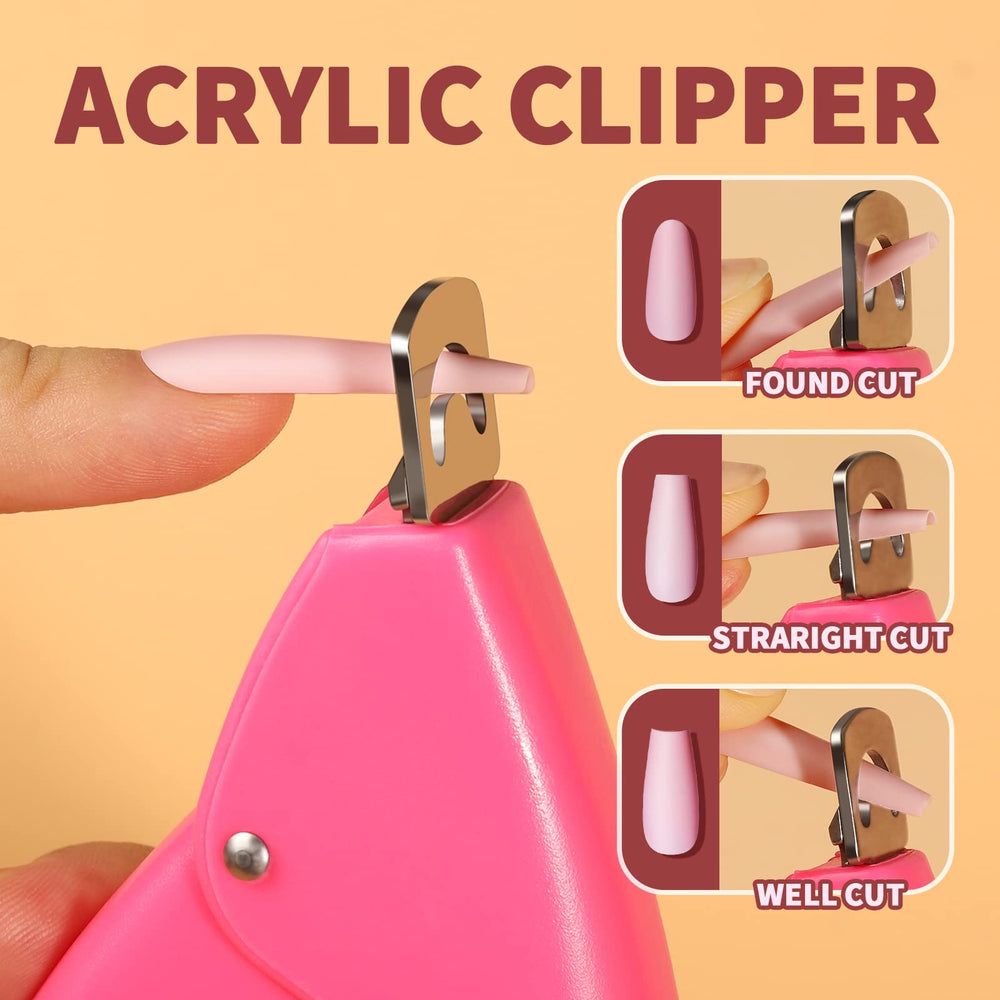 Teenitor stainless steel acrylic clipper detail for precise trimming