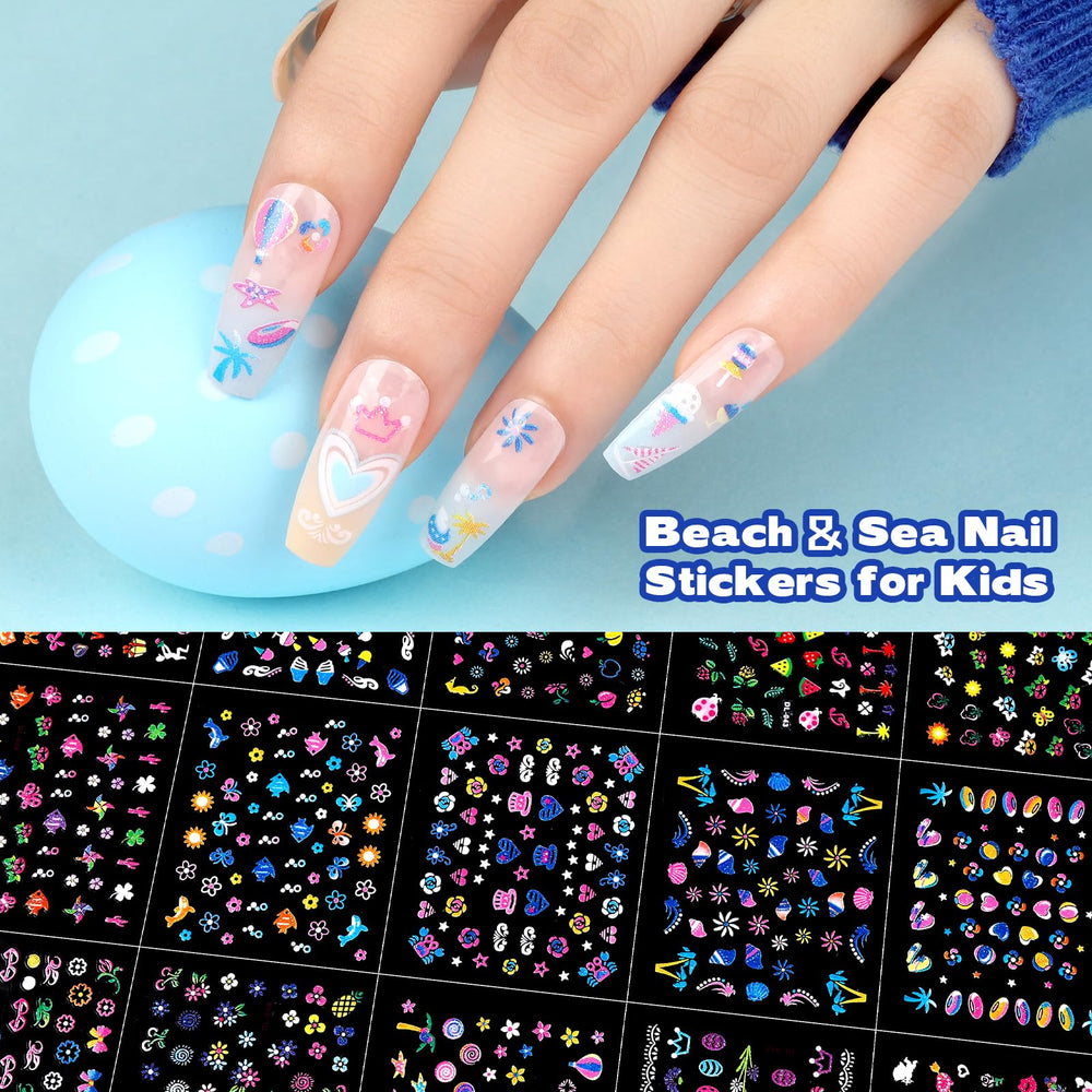 Teenitor glitter 3D sticker detail adding sparkle and eye-catching benefit