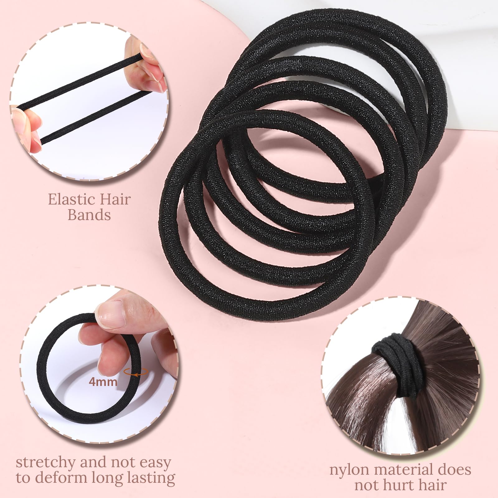 Teenitor compact pouch with kit inside for travel-ready bun styling convenience