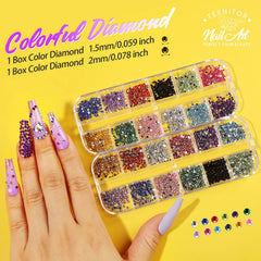 Teenitor studs and mixed shapes detail showing metallic finishes for textured designs