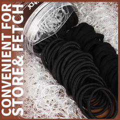 Teenitor styled braid lifestyle image showing kit’s clear bands used in braiding