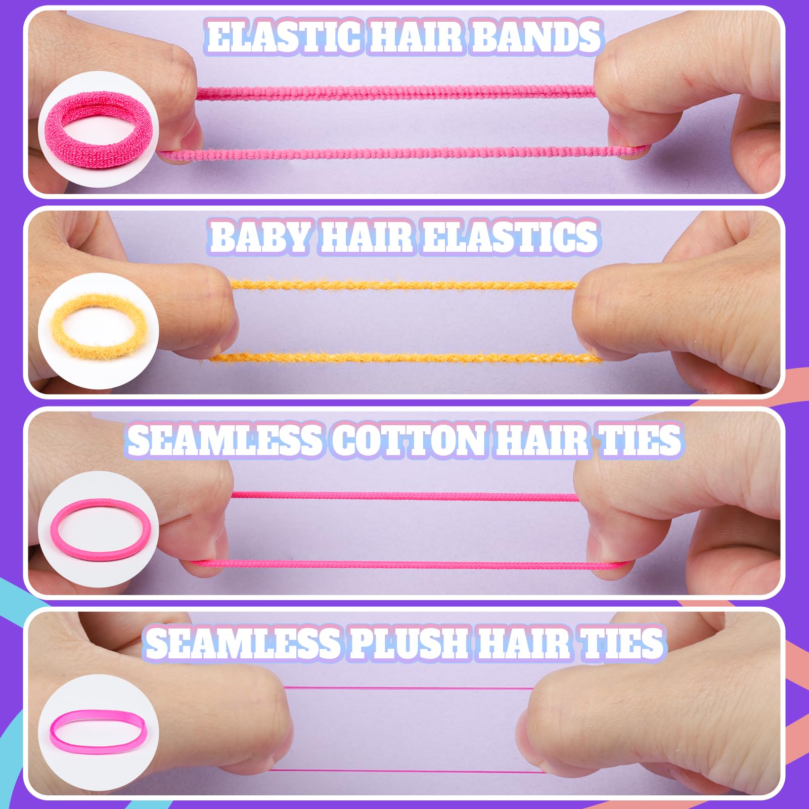 Teenitor styling tools and rat tail combs showing ease of parting and braiding