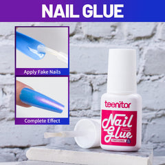 Teenitor trimmed coffin nail edge after clipping and filing for personalized length