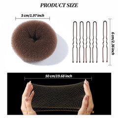 Teenitor U-shaped pins arranged neatly for firm comfortable hold