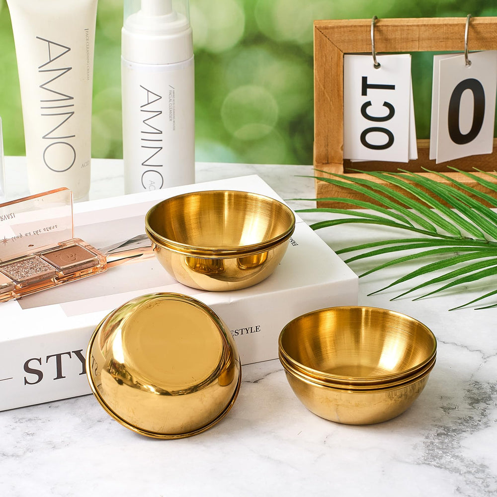Teenyyou bowls staged on bathroom counter suggesting salon-quality routine