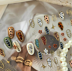 Teilihai gold edge detail enhancing pattern contrast and shine
