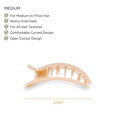 TELETIES clip close-up of bendable teeth highlighting durable grip