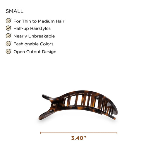 TELETIES clip close-up of bendable teeth highlighting flexibility and durability
